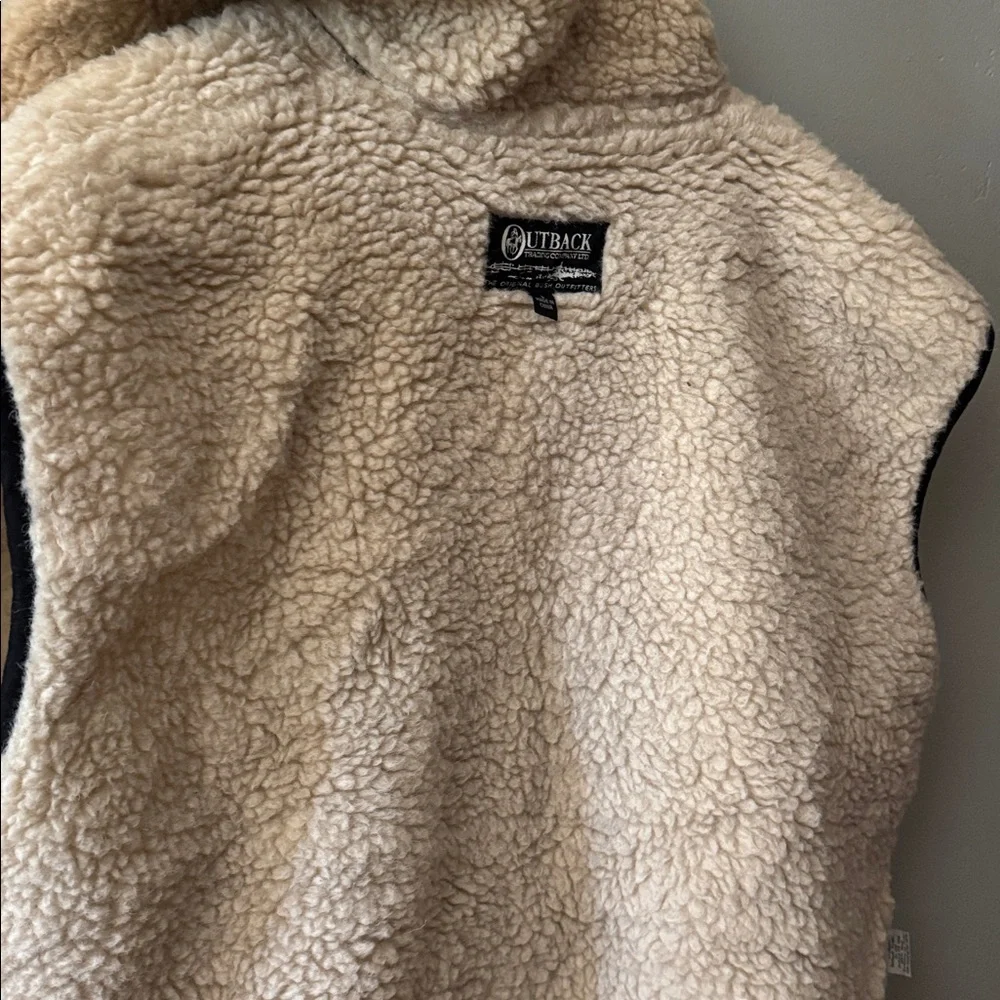 Outback Trading Company Bush Outfitters 100% Wool Large Button In Jacket Liner - Picture 11 of 14